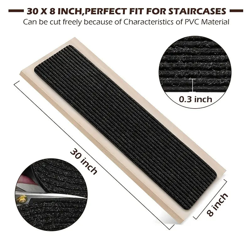 Self-Adhesive Non-Slip Stair Step Mat (1 Piece)