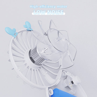 USB Mini Electric Wind Fan - Portable Quiet Desk Fan