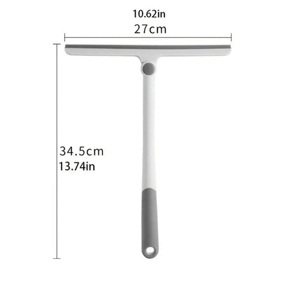 Long-Handle Shower Squeegee for Glass Surfaces