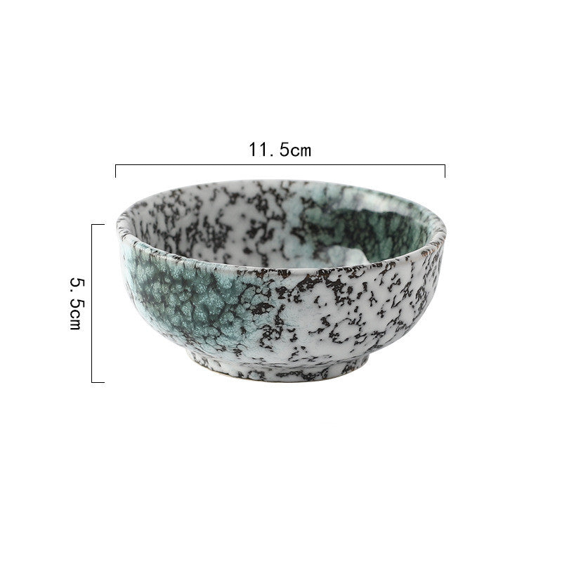 Japanese 4.5-Inch Ceramic Rice Bowl for Home Use