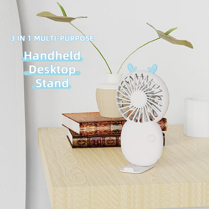 USB Mini Electric Wind Fan - Portable Quiet Desk Fan