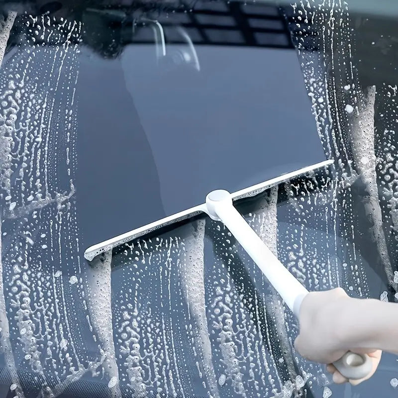 Long-Handle Shower Squeegee for Glass Surfaces
