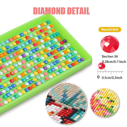 DIY 5D Diamond Painting Scenic Wall Art (No Frame)