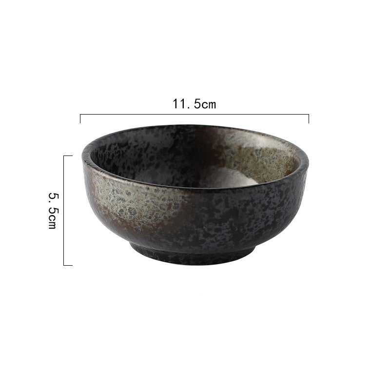 Japanese 4.5-Inch Ceramic Rice Bowl for Home Use