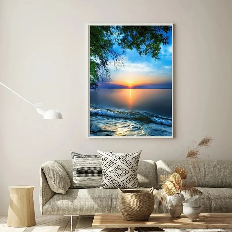 DIY 5D Diamond Painting Scenic Wall Art (No Frame)