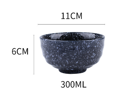 Japanese 4.5-Inch Ceramic Rice Bowl for Home Use