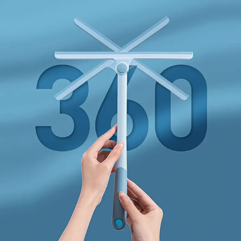 Long-Handle Shower Squeegee for Glass Surfaces