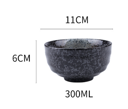 Japanese 4.5-Inch Ceramic Rice Bowl for Home Use